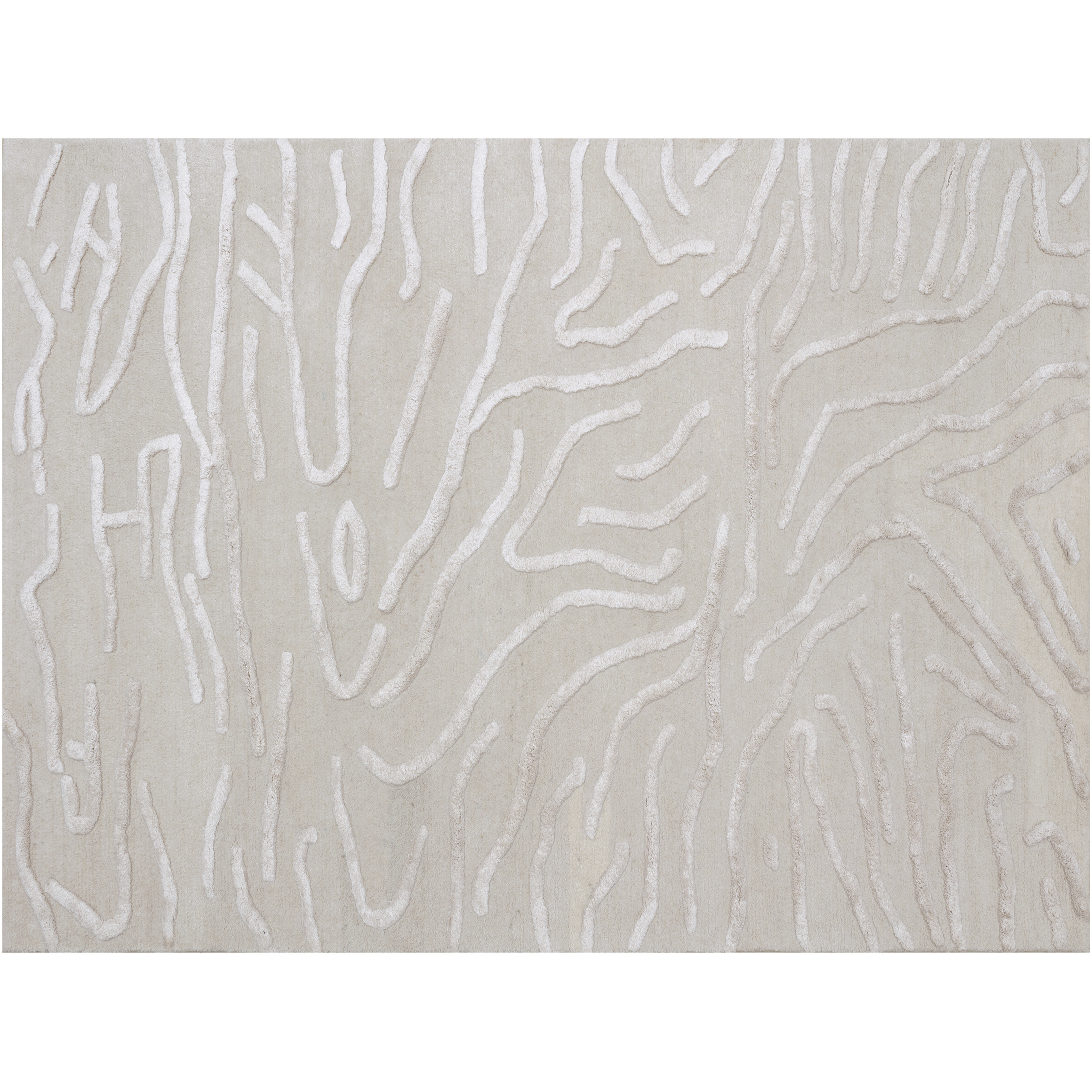 Kenya 144 X 108 inch Beige Indoor Hand-Tufted Rug, Hand-Tufted